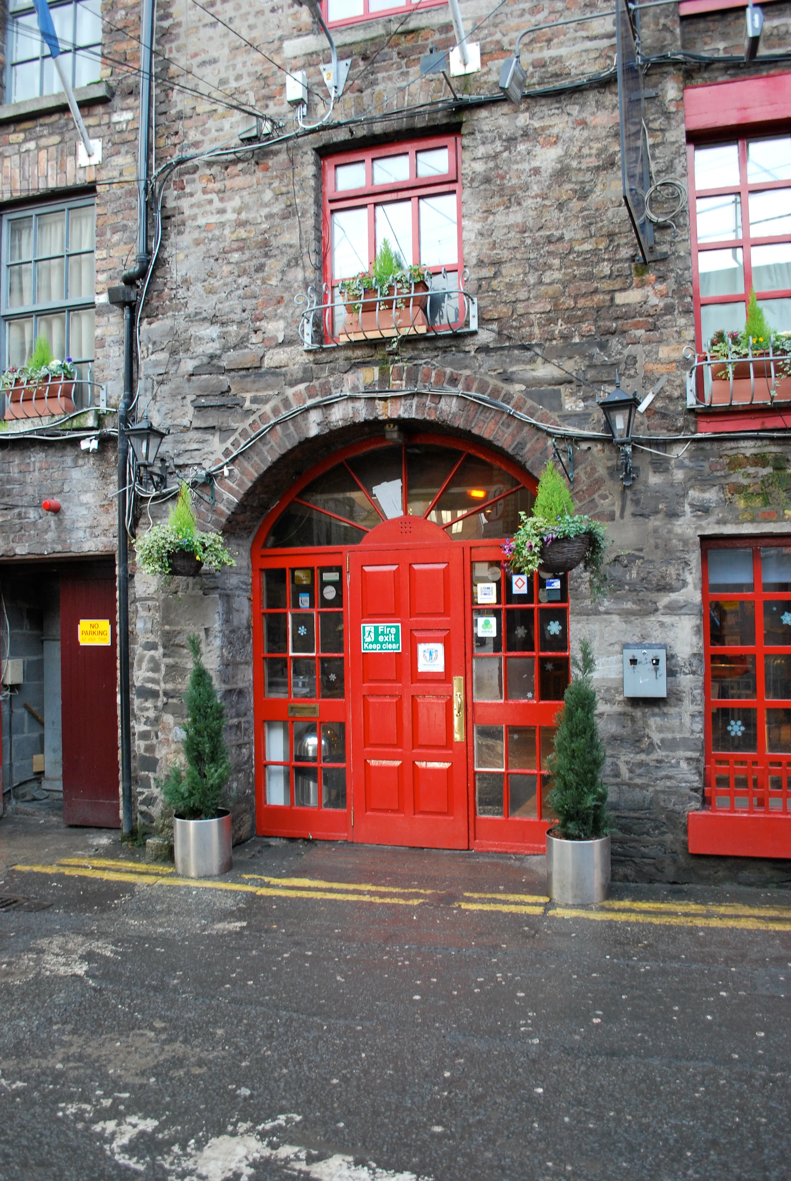 Outside of hostel